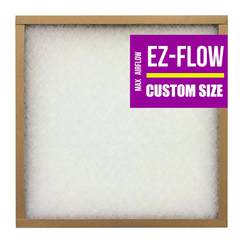 Custom Size EZ Flow MERV 4 Fiberglass Filters (12 Filters)