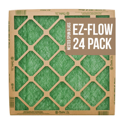 16x25x1 Nested Glass EZ-Green Filters 10059.011625 (24 Filters)