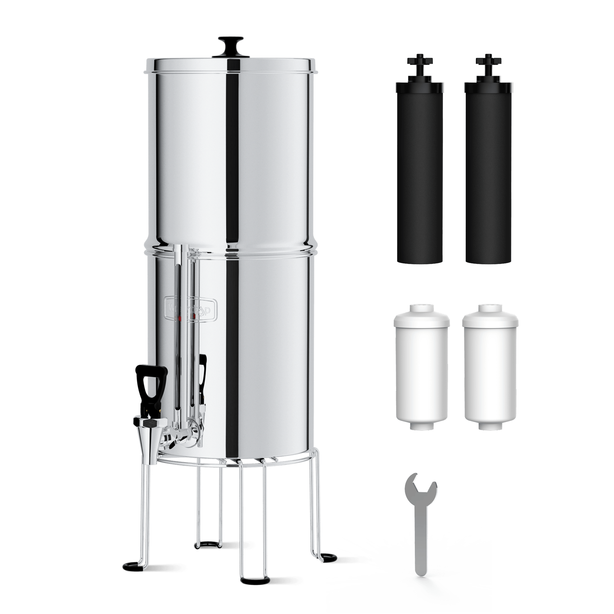 Waterdrop 2.25-gallon King Tank Gravity Water Filter System, With Stand