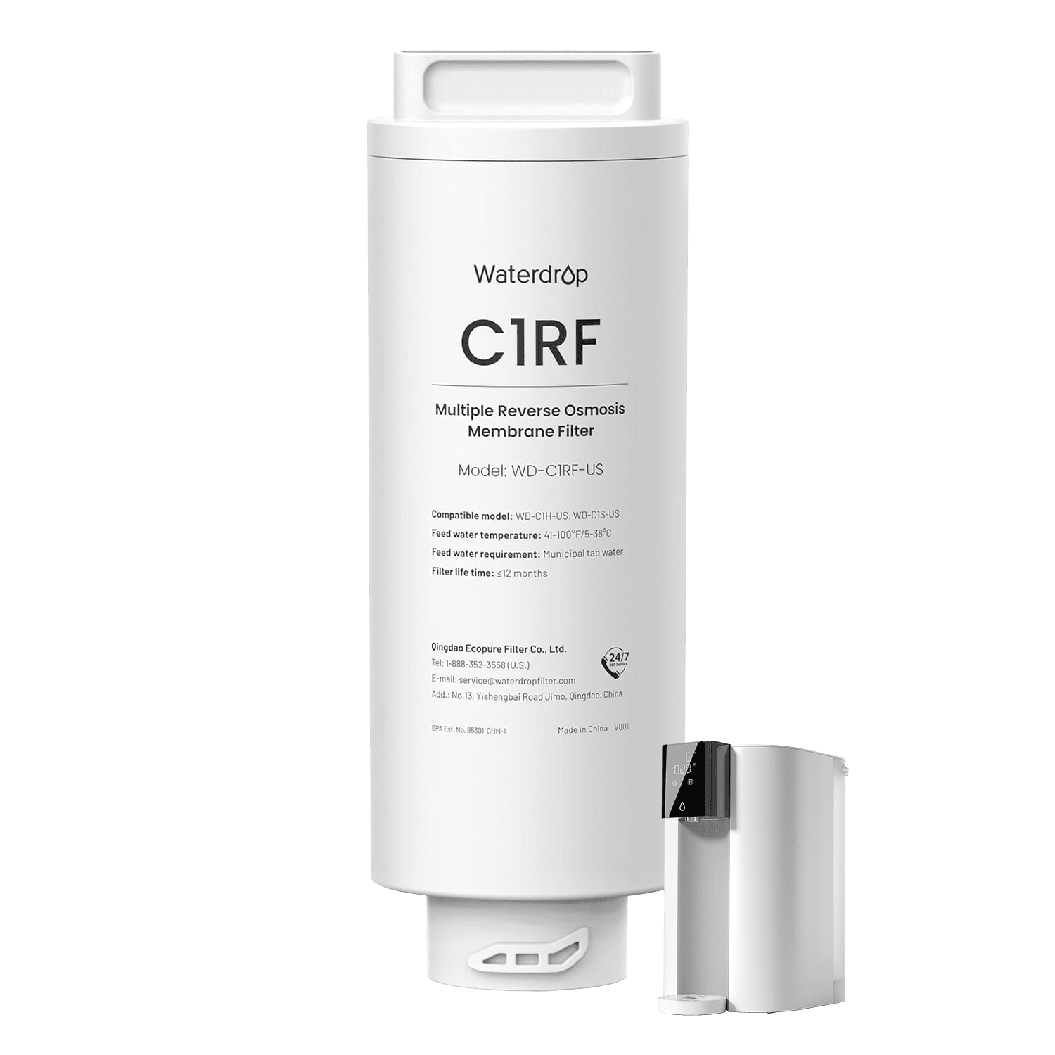 Waterdrop C1RF Water Filter  for WD-C1S and WD-C1H Countertop RO System