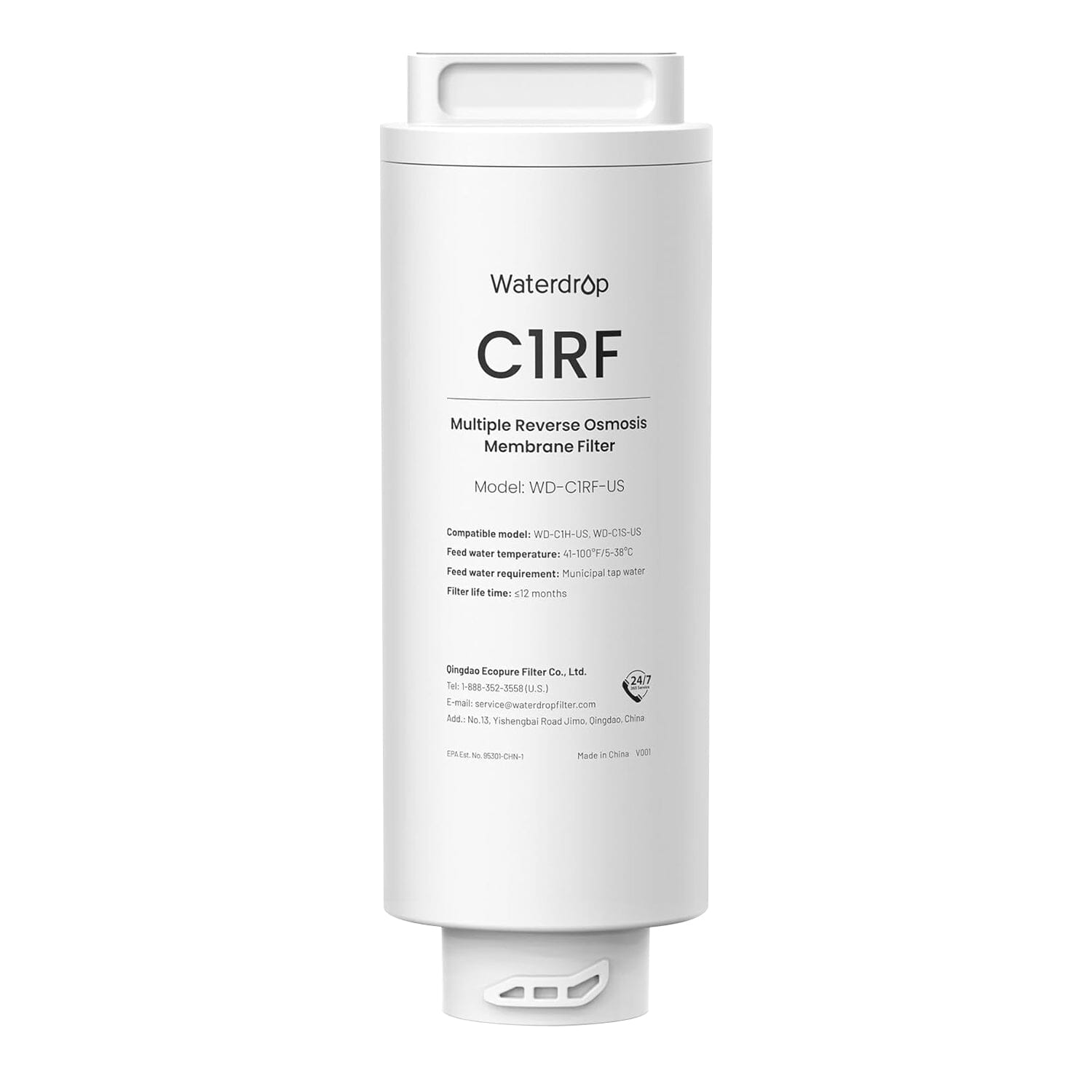 Waterdrop C1RF Water Filter  for WD-C1S and WD-C1H Countertop RO System