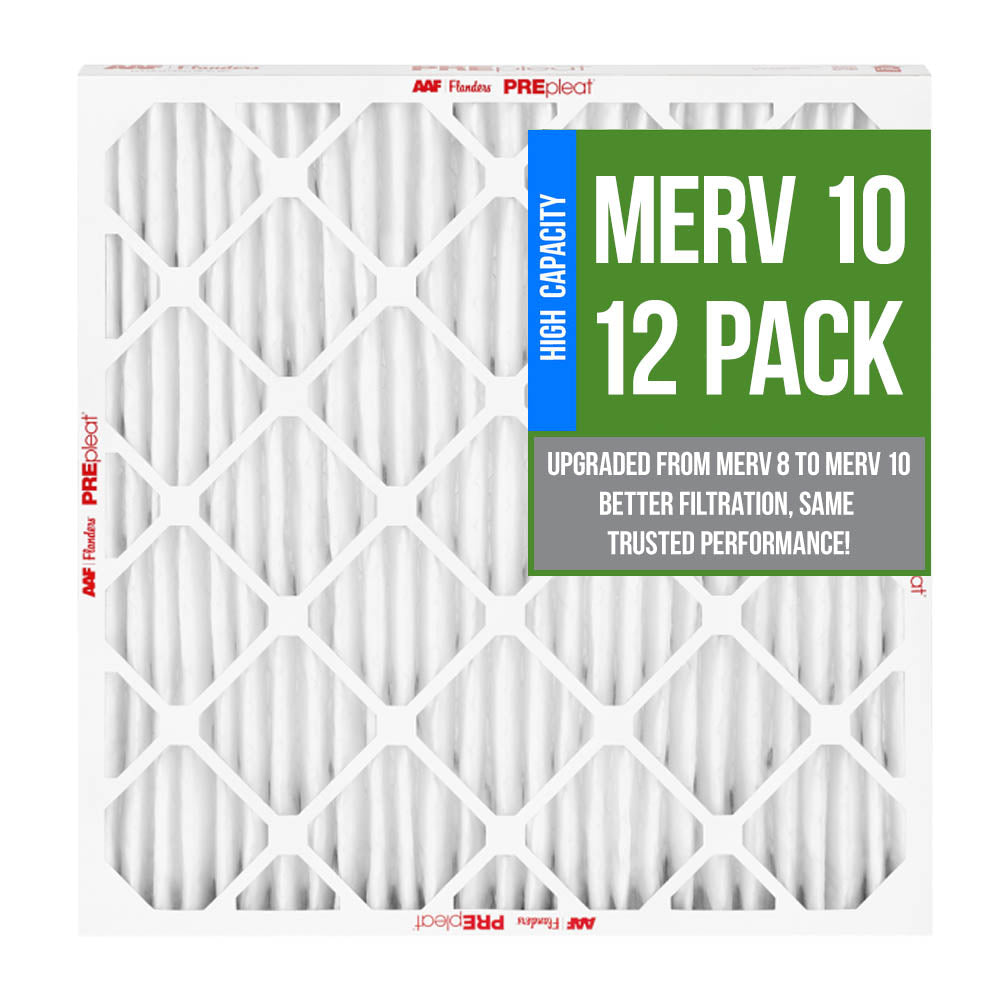 AAF Flanders PREpleat LPD MERV 8/10 High Capacity (12 Filters)