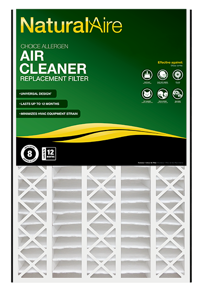 16x20x4-1/2 NaturalAire Choice Allergen MERV 8 Filters 82655.0451620 (2 pack)