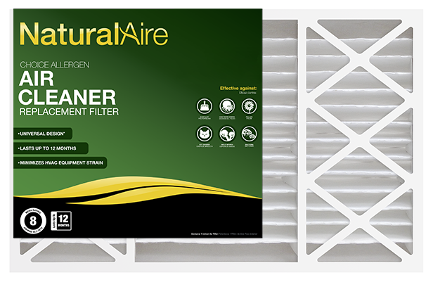 20x20x5 NaturalAire Choice Allergen MERV 8 Filters 82655.052020 (2 pack)