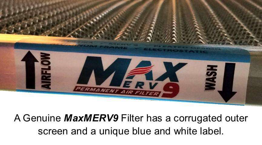 MetalPure Max MERV 9 Washable Electrostatic Air Filter