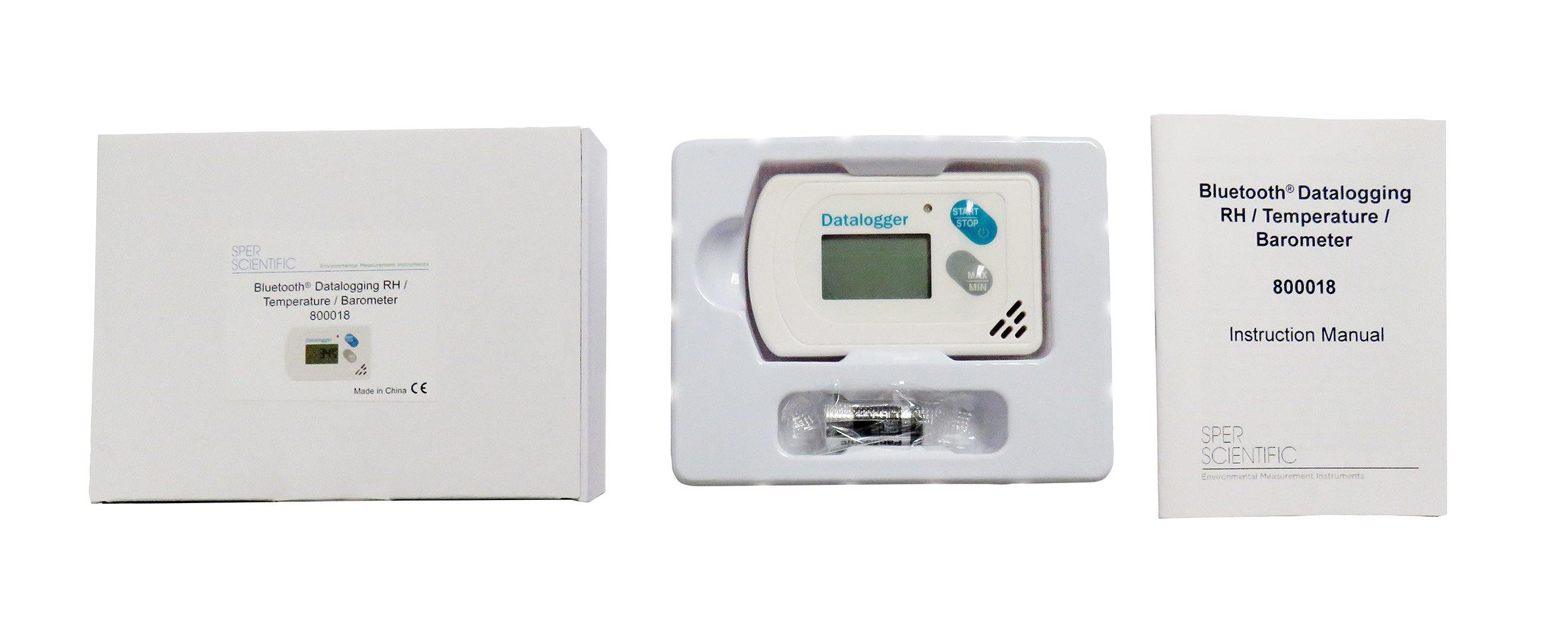 Bluetooth Relative Humidity / Temperature / Pressure Logger