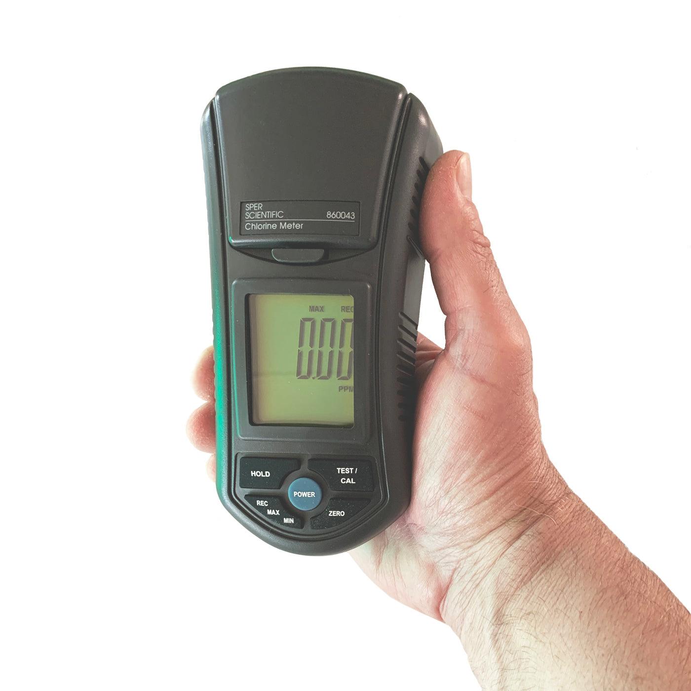 Portable Digital Chlorine Meter with Large LCD Display