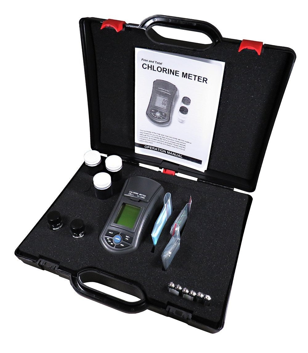 Portable Digital Chlorine Meter with Large LCD Display