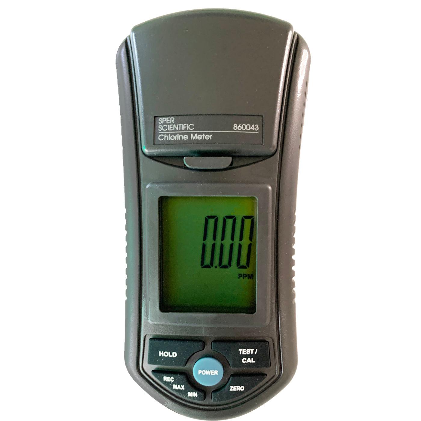 Portable Digital Chlorine Meter with Large LCD Display