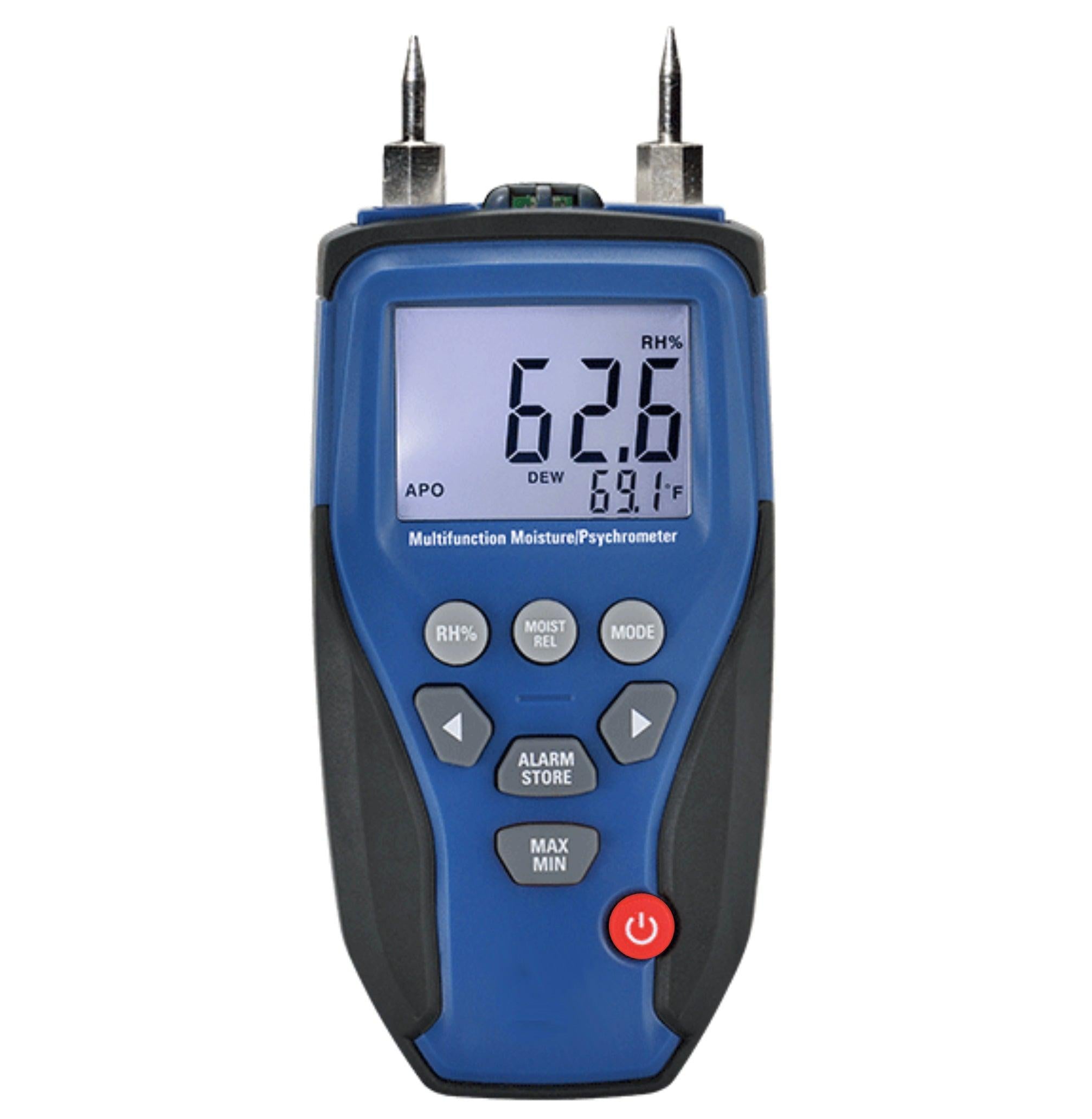 Multifunction Moisture Meter with Psychrometer