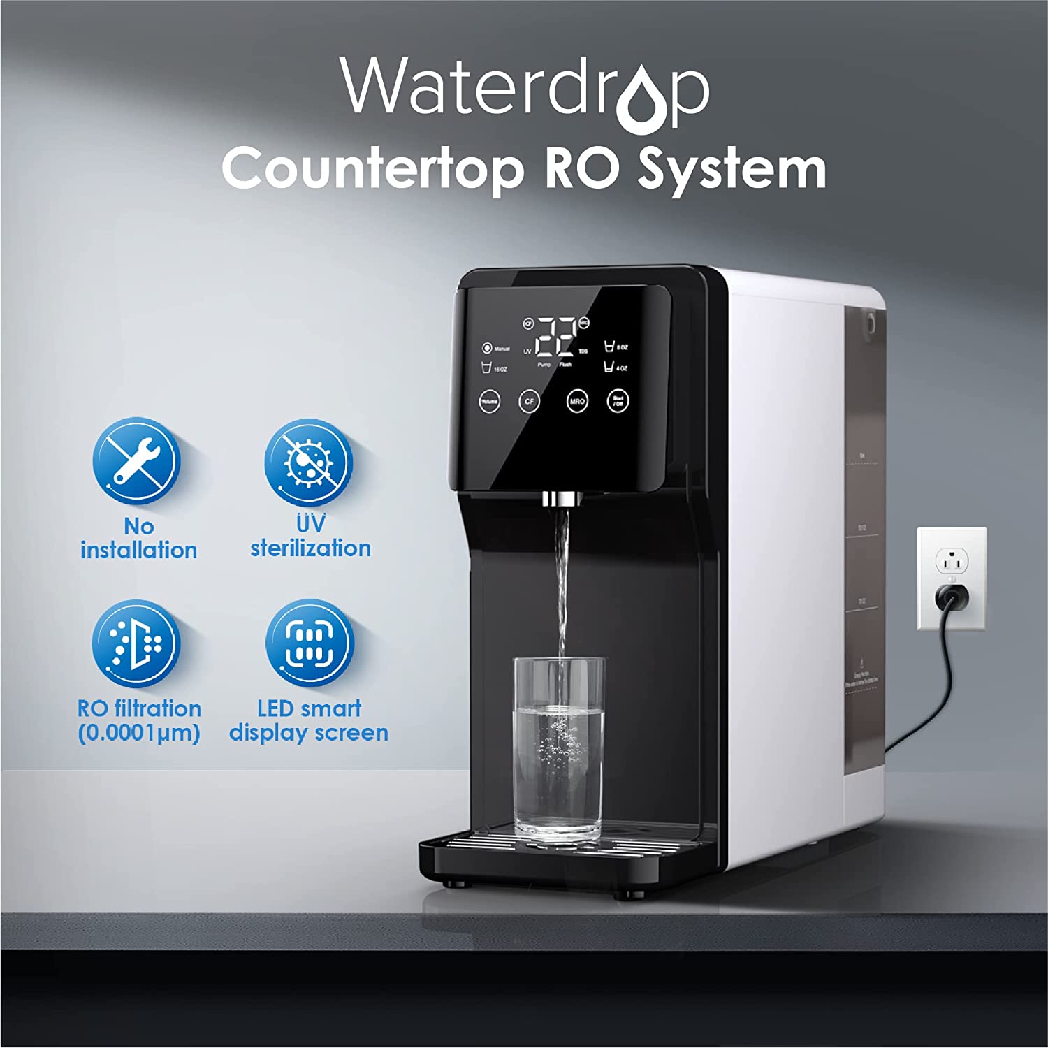 Waterdrop N1 - Countertop Reverse Osmosis Water Dispenser