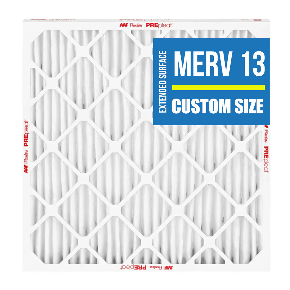 AAF Flanders MERV 13 Extended Surface Pleated Filters - Custom Size
