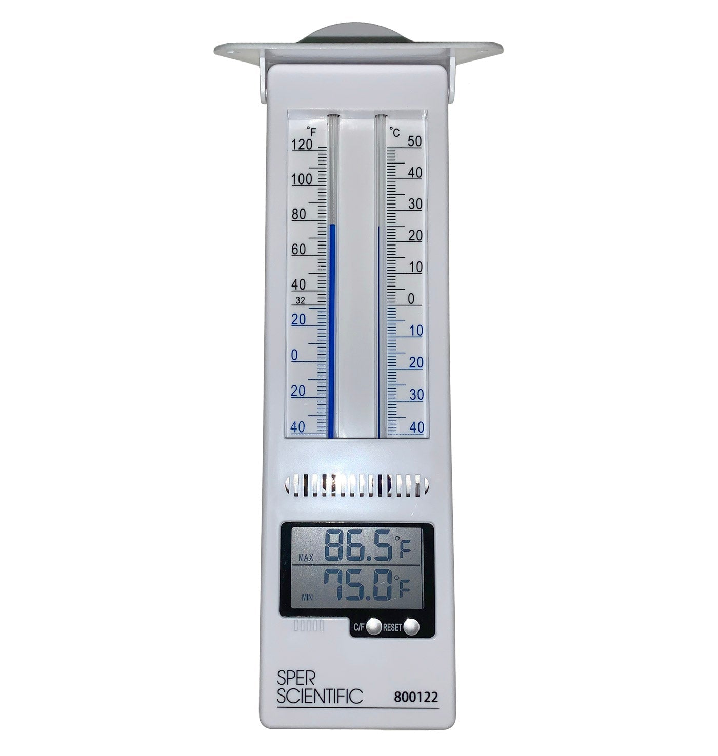 Analog + Digital Mercury-Free Min/Max Thermometer