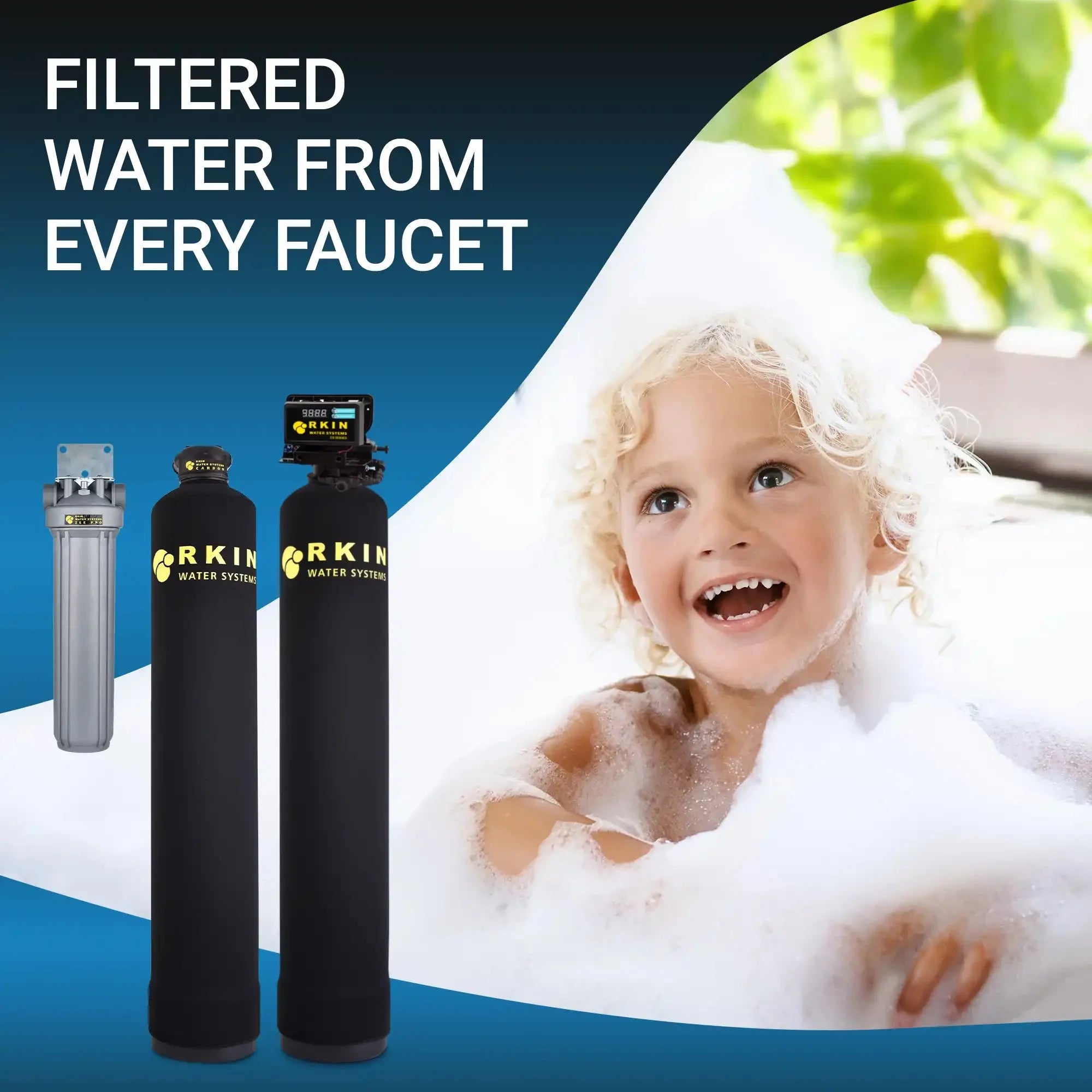 Salt-Free Water Softener and Well Water Filter Combo