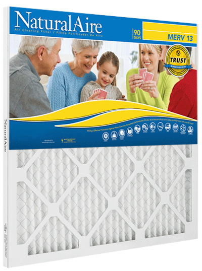 15x30x1 NaturalAire Healthy Ultra MERV 13 Filters (12 pack)